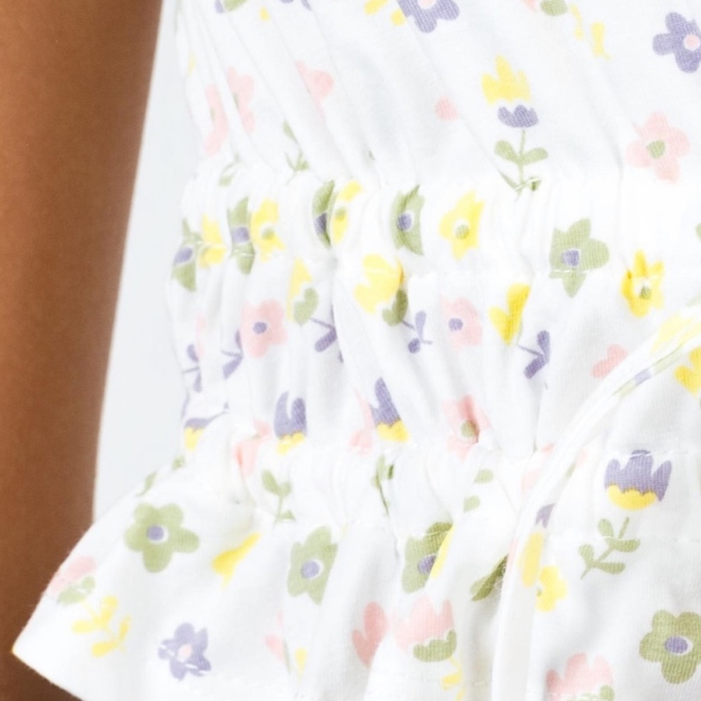 Princess Polly white floral olly tie top - Picture 4 of 4